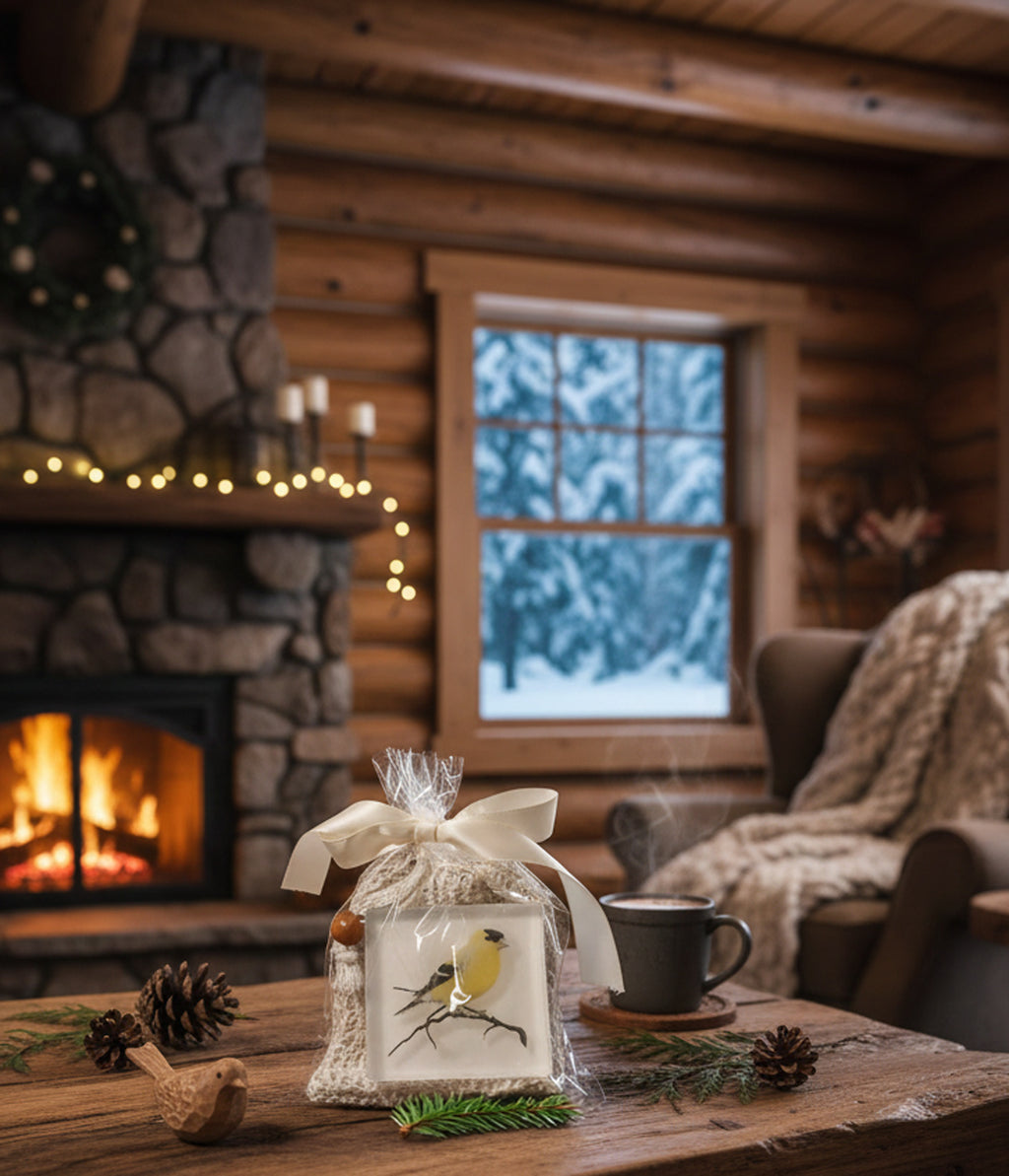 The Bird Art Soap & Saver Set