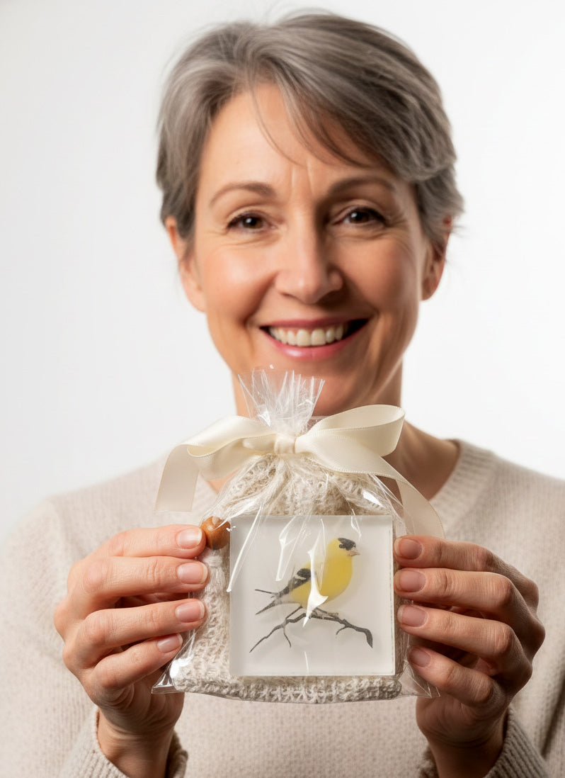 The Bird Art Soap & Saver Set