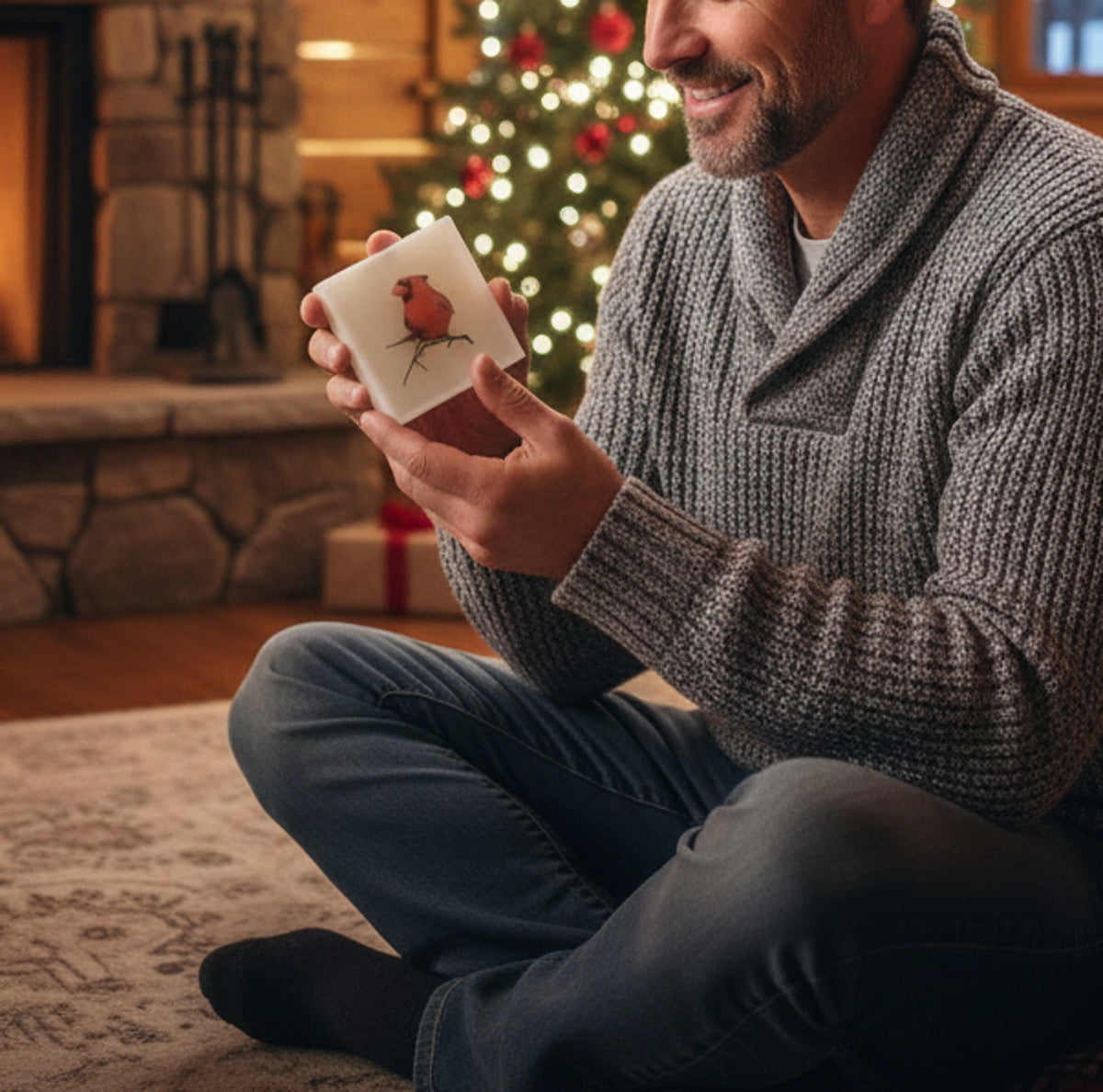 Cardinal Ruby Red Retreat - Handcrafted Maine Photo Soap