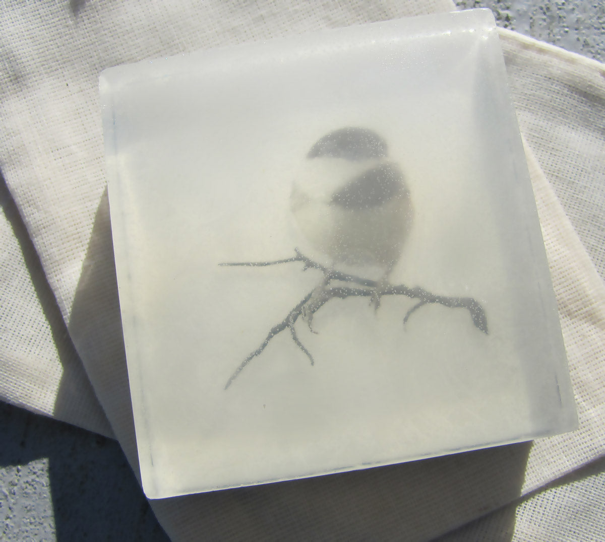 Chickadee Winter Woodland - Gentle, Natural Glycerin Bar