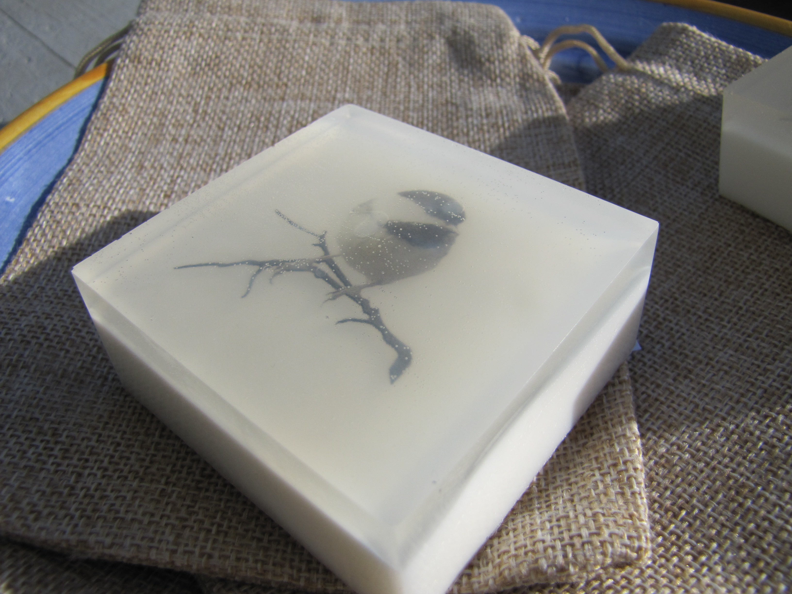 Chickadee Winter Woodland - Gentle, Natural Glycerin Bar